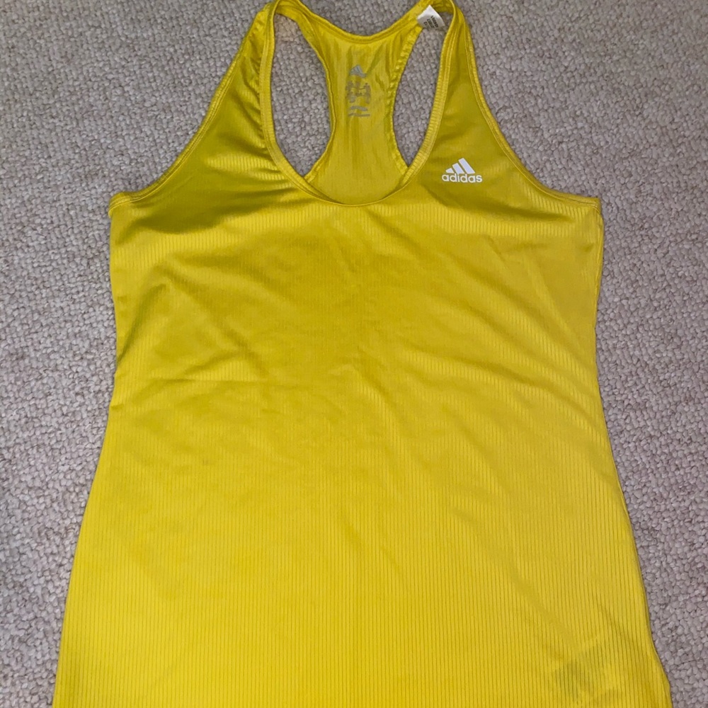Adidas Women Ribbed Tank Top - Small